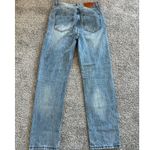 Princess Polly  Asymmetrical button front straight leg jeans light wash‎ Photo 10