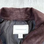 Charter Club Black Quilted Jacket S Photo 1