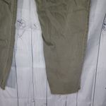 J.Jill Denim Authentic Fit Cropped Women's Olive Jeans With Frayed Hem Green Size 16 Photo 9