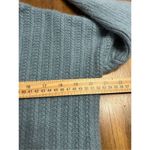 Garnet Hill  Turtleneck Sweater Size XS Relaxed  Blue Lambs wool Angora Photo 4