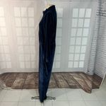 Fabletics blue velvet straight leg jumpsuit size xxl Photo 11