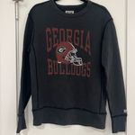 Tailgate Distressed Oversized Georgia Football Sweatshirt Photo 0