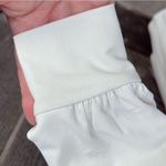 EXPRESS NWT Pleated Skirt V-Neck Twist
Bodice Dress Ivory Size Small Photo 5