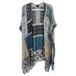 Rachel‎ Roy Womens Lagenlook Artsy Boho Hippie Viscose Floral Kimono One Size Blue Size undefined Photo 2
