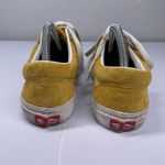 Vans Size W 8 M 6.5 Mustard Yellow White Suede Old Skool Sneaker Scotchgard Photo 7
