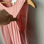 Knox Rose Dusty Rose Pink Lace Feminine Embroidered Swing Dress Photo 3