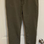 Tinseltown  women’s skinny multi-buttoned olive green jeans‎ — size 12 Photo 0