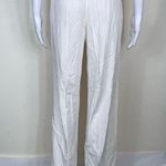 United Colors Of Benetton Stile Benetton Viscose Sash-Waist Wide Leg Pants in Cream Photo 4