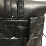 Christian Siriano Black Faux Leather Backpack Photo 3