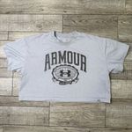 Under Armour  Gray Athletic Crop Tee Photo 1