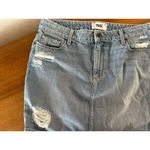 Paige Jean Size Waist 27 Denim Mini Distressed Skirt Photo 1