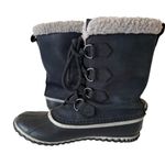 Sorel Women’s Caribou Slim Lace-Up Waterproof Winter Snow Boots Black Size 9 US Photo 2