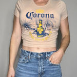 Corona Crop Baby T Size M Tan Size M Photo 0