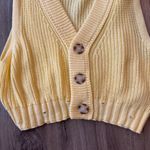 BDG UO  Yellow Knit Vest Size Small Photo 1