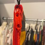 Toni Quilted Metallic Indian Made Makeup Pouch Bag Gold Photo 2