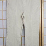 Ann Taylor NEW The Straight Cotton Twill Pants Jeans Oat Ivory, 10P Photo 0
