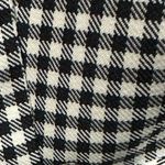 All that jazz Vintage 80s  Black White Checker Crop Zip Up Jacket Top Size 4 Photo 7