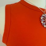 Midi Eyelet Dress NWT Orange Size M Photo 4