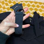 Topshop Off The Shoulder Navy Blue Dress  Photo 5