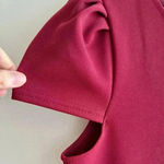 Boohoo Night Laura Wrap Skirt Bodycon Dress, Berry, Size 6 Photo 5