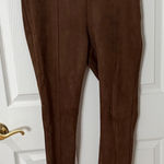 Andrew Marc  Brown Women's Leggings suede style size small Photo 0