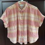 Madewell EUC Hilltop Shirt Ombré Shirt Size XL Retail $75.00 Photo 4