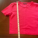 ZARA  Pink T-Shirt Women’s Medium cropped Photo 4