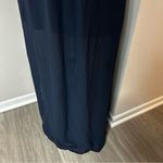 H&M Navy Sheer Maxi Skirt in Size 12 Photo 2
