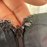 Betsey Johnson Tweed Lace Overlay Mixed Print Cap Sleeve Sheath Dress Edgy 8 Photo 3