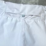 Nike Gym Shorts Womens Medium White/Lavender Dri Fit Running Sports Gym Pocket Photo 5