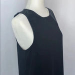 Silence + Noise  Black Sleeveless Faux Leather Detail Dress Medium Photo 3
