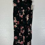 Derek Heart  NWT Black Floral Jumpsuit Photo 0