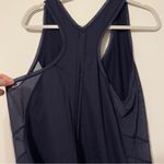 Lululemon  Embodiment Tank Top Size 10 Navy Blue Women’s Mesh Athletic Photo 4