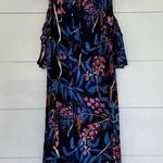 Anthropologie Women’s 2 Maeve Elia Cold Shoulder Floral Dress Photo 0