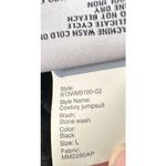 R13 Women's Cowboy Jumpsuit Black L Japanese Fabric Utility Coverall Workwear Photo 13