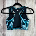 Bcg  Women's Teal Geometric Sports Bra Photo 3