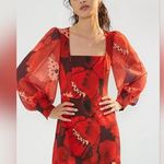 Anthropologie Hutch for  Poppy Puff-Sleeved Mini Dress Photo 0