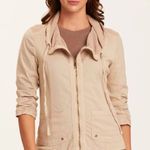 XCVI  Wearables Fjord Jacket Cream Full Zip Pockets Mesh Net Photo 0