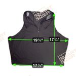 Old Navy Black Polo Crop Top Sleeveless Racerback Tank Photo 2