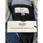 Hilary Radley Katherine Barclay NWT Mixed Media Blazer Denim Insert Jacket M Photo 3