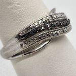Sun Bronze Silver Plated & Diamond Ring (7) Silver Photo 1
