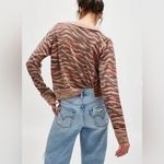 Free People #108 NWT Nocturnal Patterned Cardi in Cuban Combo Photo 3