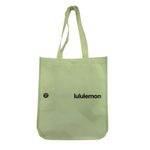 Lululemon Large Light Lime Green Shopping Tote Bag 13.5" x 6" x 16" Logo Reuse Photo 1