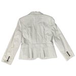 Loft White Black Thin Pinstripe Blazer sz 12P Wide Leg sz 8 Pant Suit NEW Tags Photo 5