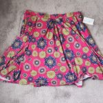 LuLaRoe  Madison Pink Floral Skirt SIZE 3XL Photo 0