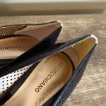 Arturo Chiang  Black White Leather High Heels Shoes Women’s Size 8.5 Open Toe Photo 3