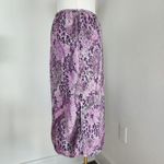 American Vintage Vintage Y2K Katie Lin Woman Purple Pink Animal Print High Waist Midi Skirt 3X Photo 5