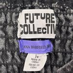 Future Collective Black Denim Long Sleeve Bustier Zipper Dress Size 14 NWT Photo 7