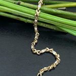 XOXO Vintage AVON Gold-tone Hugs & Kisses Rhinestones Tennis 8” Bracelet Photo 1