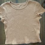 American Eagle Waffle Baby Tee Photo 1